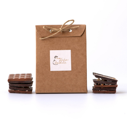 Boite de 10 mini tablettes au chocolats